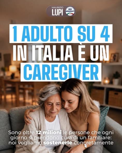 Caregiver, una proposta di Noi Moderati