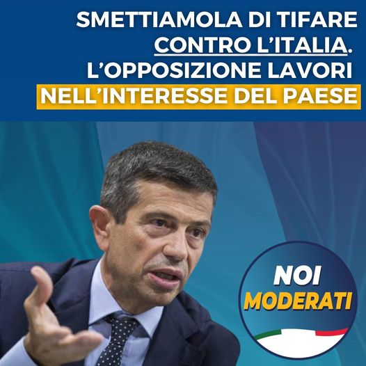  Lupi: “smettiamola di tifare contro l’Italia, l’opposizione lavori nell’interesse del Paese”