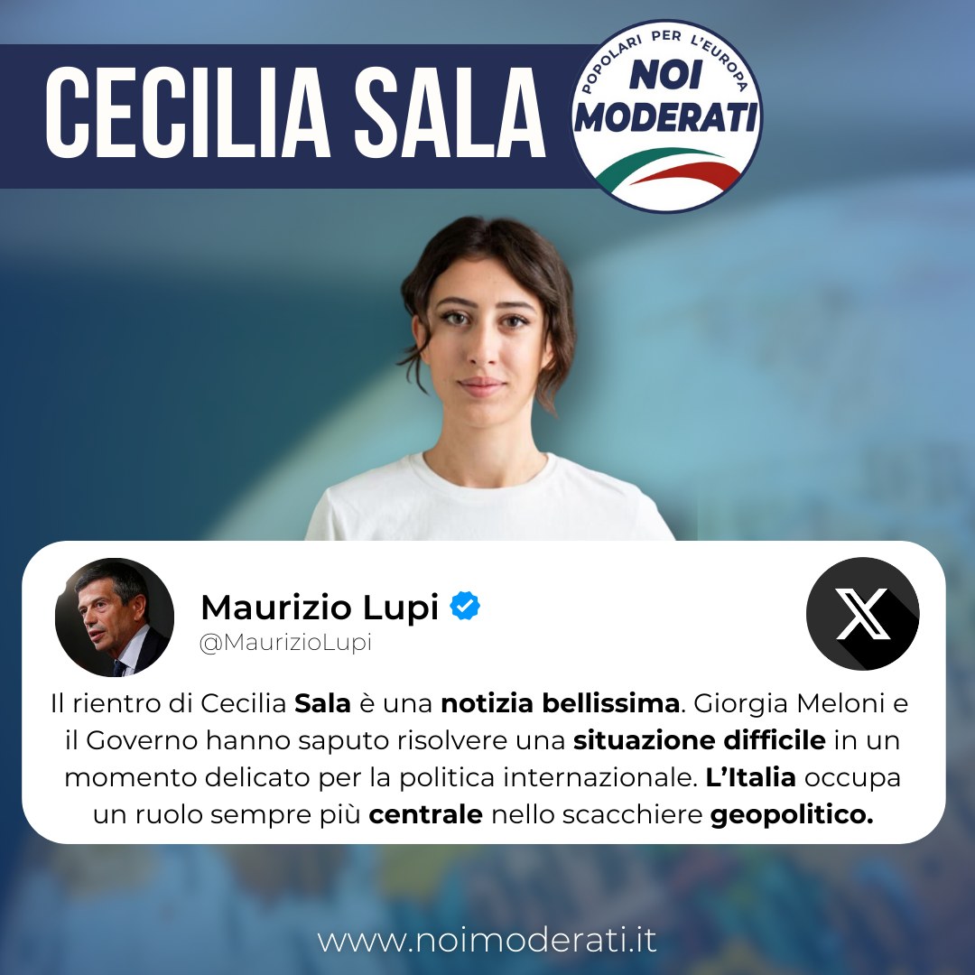  CECILIA SALA È STATA LIBERATA