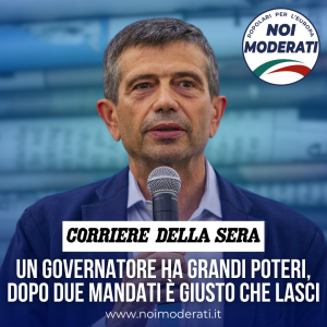 Maurizio Lupi sul terzo mandato: «Un governatore ha grandi poteri, dopo due incarichi è giusto che lasci»