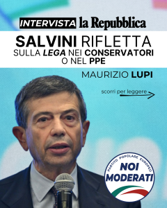 Lupi, laRepubblica: "un errore rincorrere Trump, Salvini rifletta e molli i patrioti"