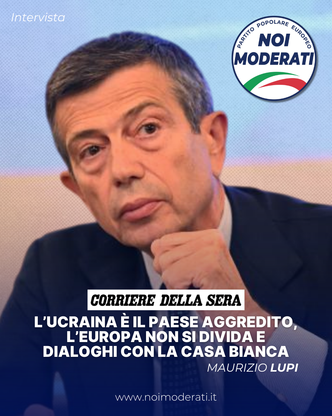  Lupi: «L’Ucraina è il Paese aggredito, il governo la sostiene. L’Europa non si divida e dialoghi con la Casa Bianca»